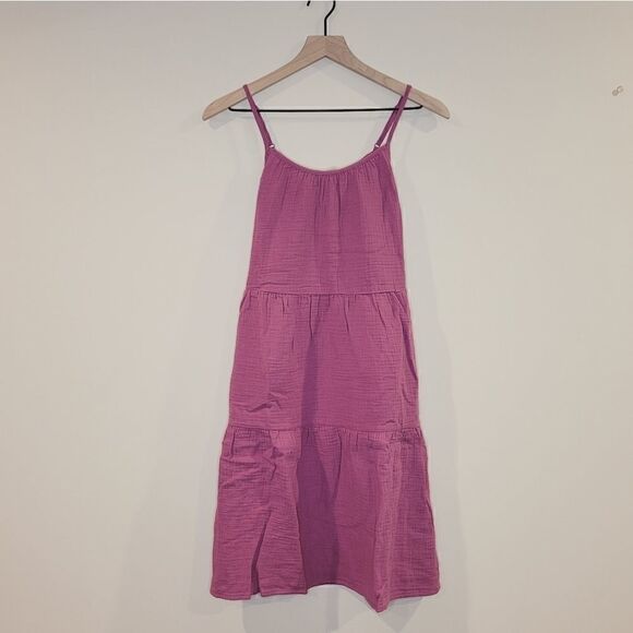 New Universal Thread Pink Tiered Tank Dress Size S - Picture 2 of 11